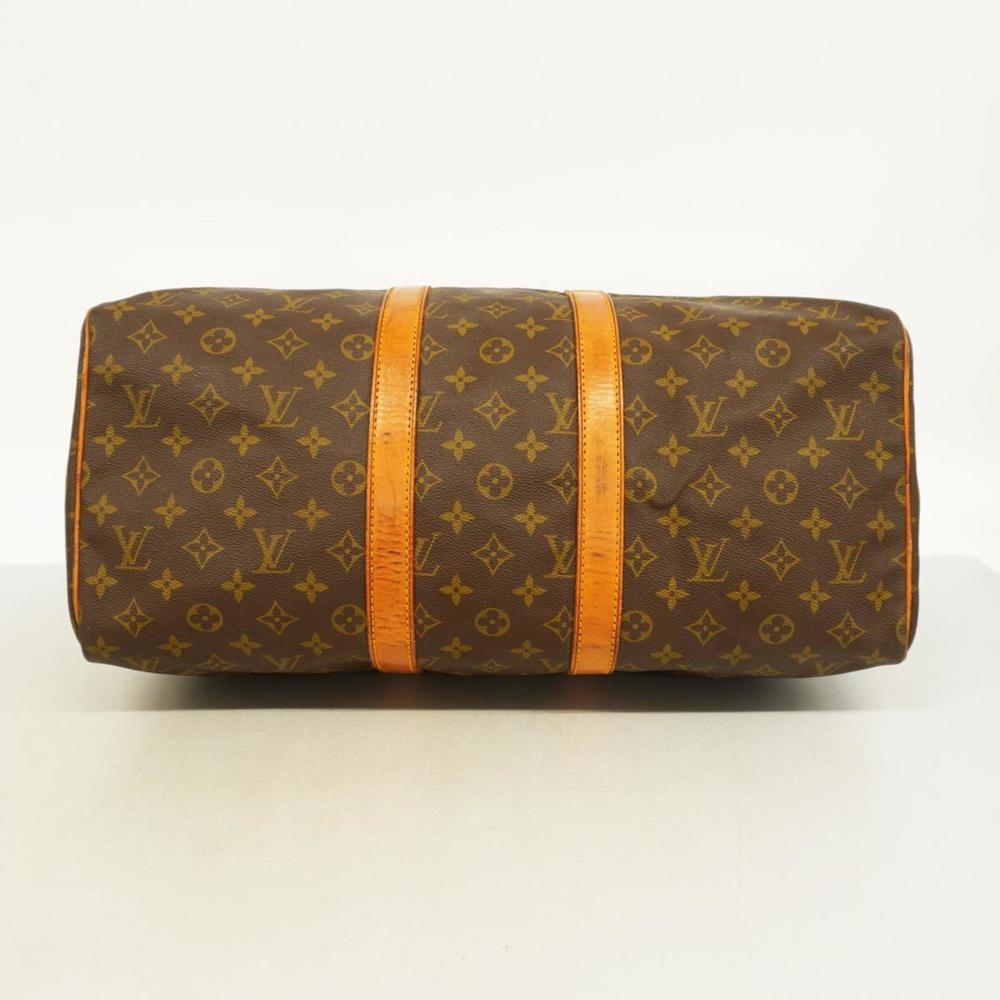 Louis Vuitton Boston Bag Monogram Keepall 45 M41428 Brown Men's Women's - Picture 3 of 16